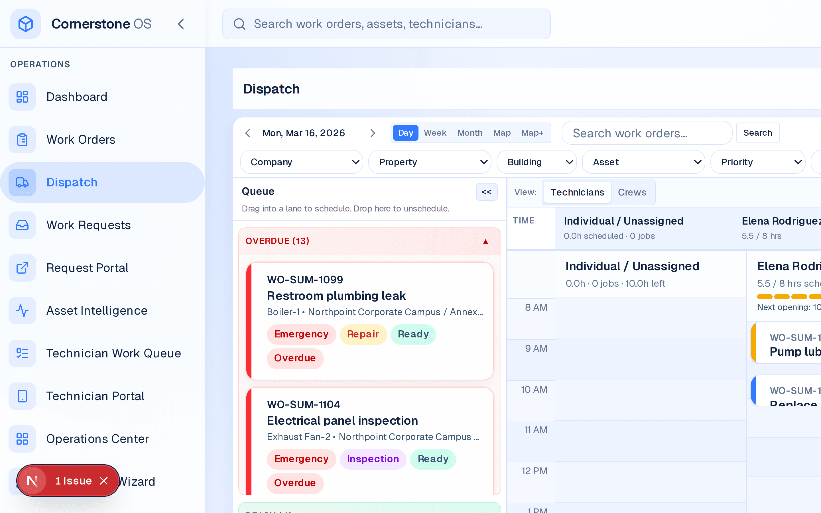 Dispatch & Scheduling — Cornerstone OS